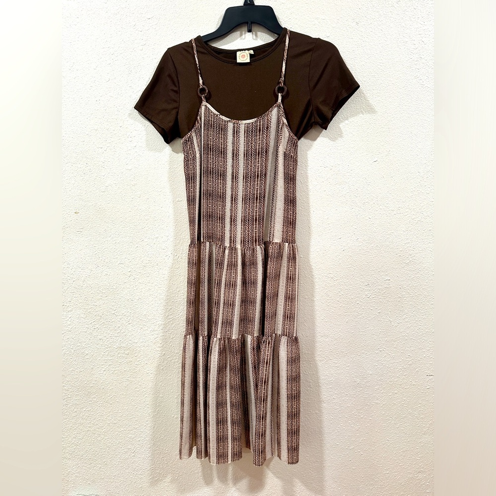 Small  Teen Dress Brown